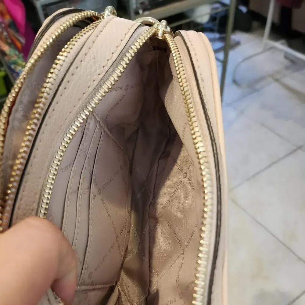 Michael Kors pebbled leather crossbody bag